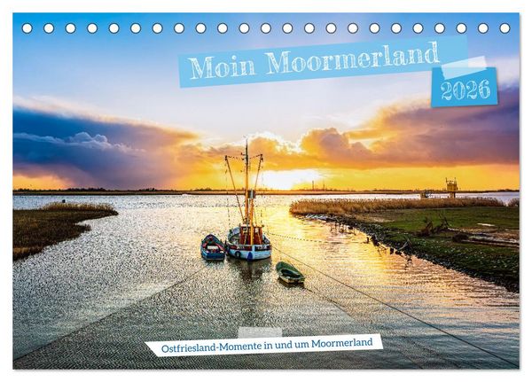 Produktbild: Moin Moormerland (Tischkalender 2026 DIN A5 quer), CALVENDO Monatskalender