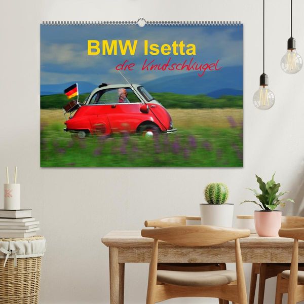 Produktbild: BMW Isetta - Die Knutschkugel (Wandkalender 2026 DIN A2 quer), CALVENDO Monatskalender