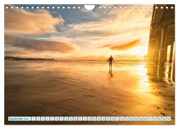 Produktbild: Surfen - so cool (Wandkalender 2026 DIN A4 quer), CALVENDO Monatskalender