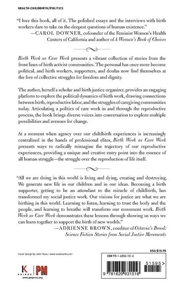Produktbild: Birth Work as Care Work