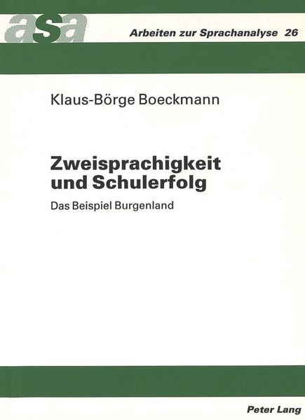 Produktbild: Zweisprachigkeit und Schulerfolg