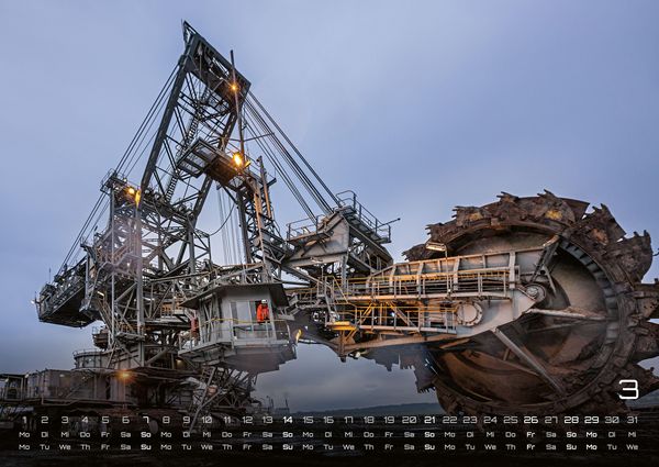Produktbild: Baumaschinen - gigantische Bauhelfer - 2027 - Kalender DIN A2