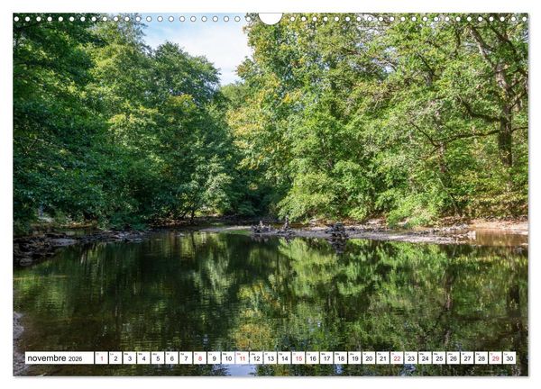 Produktbild: Entre Creuse et Berry la vall&eacute;e des peintres (Calendrier mural 2026 DIN A3 vertical), CALVENDO calendrier mensuel