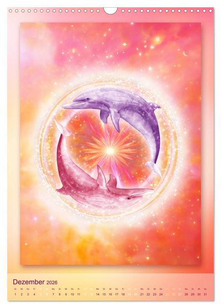 Produktbild: Delfine - Kalender (Wandkalender 2026 DIN A3 hoch), CALVENDO Monatskalender