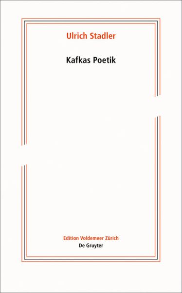 Produktbild: Kafkas Poetik