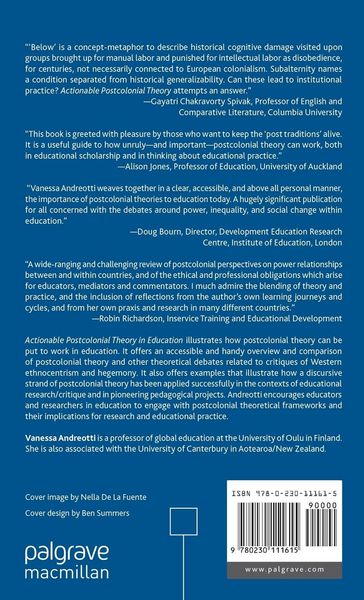 Produktbild: Actionable Postcolonial Theory in Education