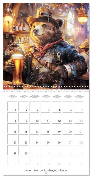 Produktbild: Animal La Belle Epoque (Wall Calendar 2026 12 &times; 12 Inch) CALVENDO 12 Month Wall Calendar