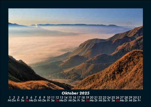 Produktbild: Bergige Welten 2025 Fotokalender DIN A5
