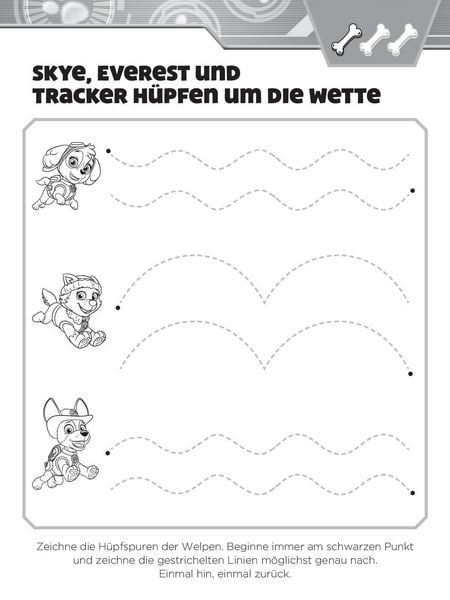 Produktbild: PAW Patrol Vorschulbuch Schwung&uuml;bungen