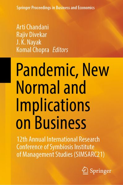 Produktbild: Pandemic, New Normal and Implications on Business