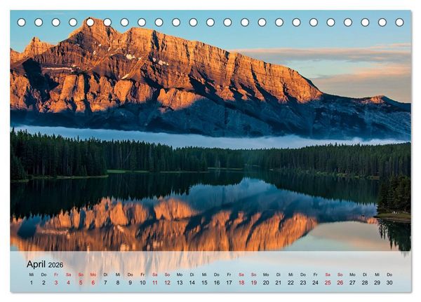 Produktbild: Magische Bergwelten der Erde (Tischkalender 2026 DIN A5 quer), CALVENDO Monatskalender
