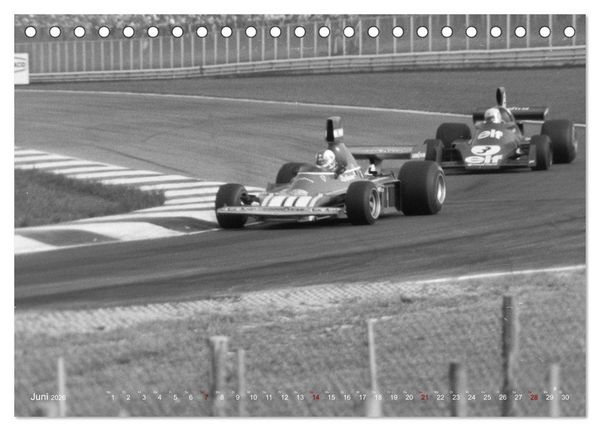 Produktbild: Grand Prix - Formel-Rennen 1972-1977 (Tischkalender 2026 DIN A5 quer), CALVENDO Monatskalender