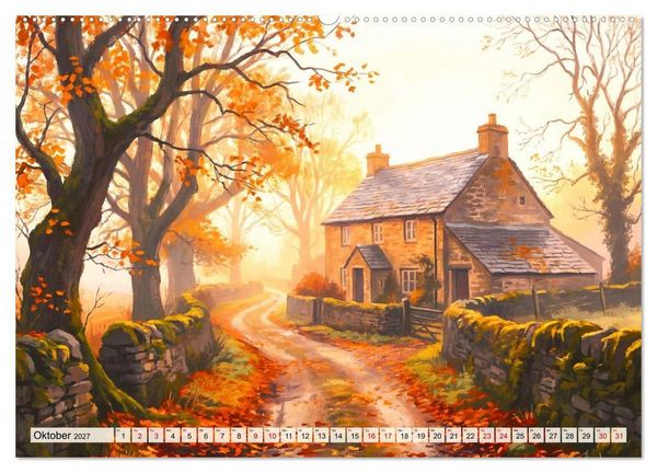 Produktbild: Auf dem Land - Eine Reise in die F&uuml;nfzigerjahre (hochwertiger Premium Wandkalender 2027 DIN A2 quer), Kunstdruck in Hochglanz