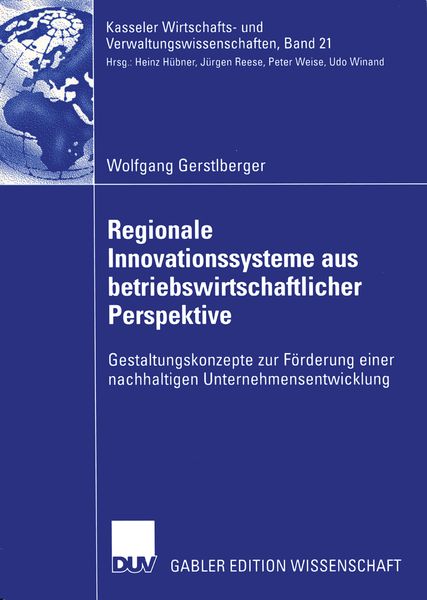 Produktbild: Regionale Innovationssysteme aus betriebswirtschaftlicher Perspektive