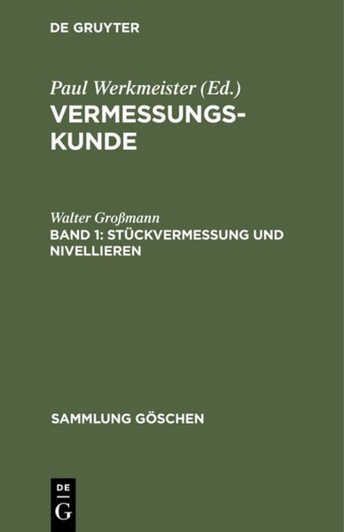 Produktbild: St&uuml;ckvermessung und Nivellieren