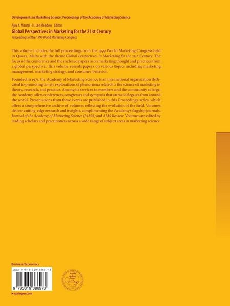 Produktbild: Global Perspectives in Marketing for the 21st Century