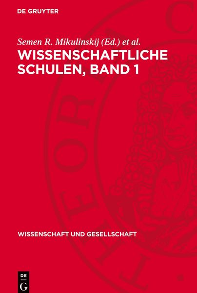 Produktbild: Wissenschaftliche Schulen, Band 1