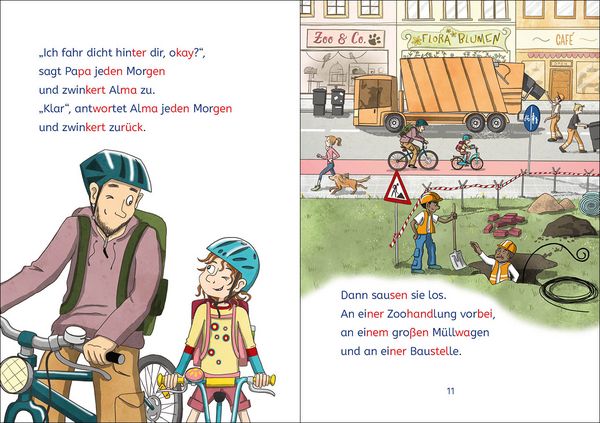 Produktbild: Lesel&ouml;wen - stark und sicher in der Schule - Ich passe auf im Stra&szlig;enverkehr