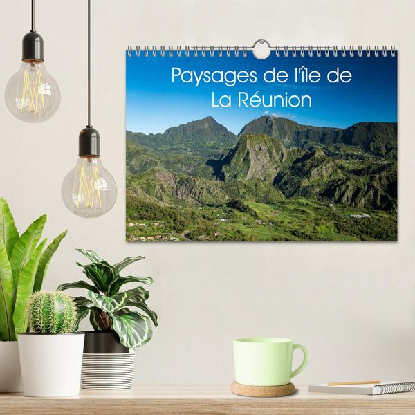 Produktbild: Paysages de l'&icirc;le de La R&eacute;union (Calendrier mural 2026 DIN A4 vertical), CALVENDO calendrier mensuel