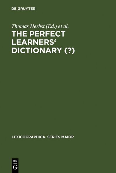Produktbild: The Perfect Learners' Dictionary (?)