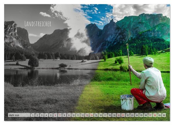 Produktbild: Coole Berufe (Wandkalender 2026 DIN A2 quer), CALVENDO Monatskalender