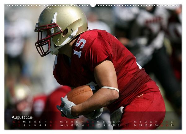 Produktbild: American Football - Touchdown (Wandkalender 2026 DIN A2 quer), CALVENDO Monatskalender
