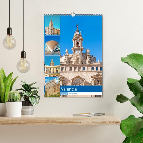 Produktbild: Valencia - Reiseplaner (Wandkalender 2026 DIN A3 hoch), CALVENDO Monatskalender