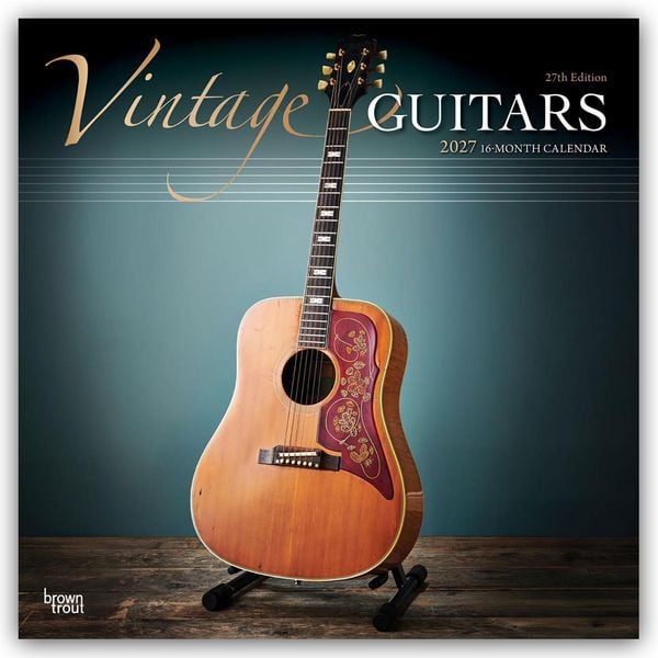 Produktbild: Vintage Guitars &ndash; Vintage-Gitarren 2027 &ndash; 16-Monatskalender