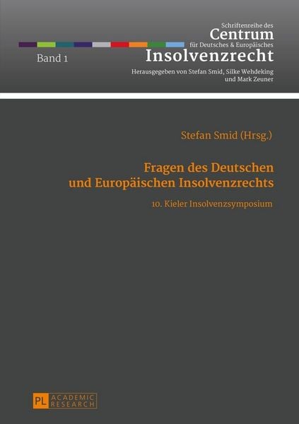 Produktbild: Fragen des Deutschen und Europ&auml;ischen Insolvenzrechts