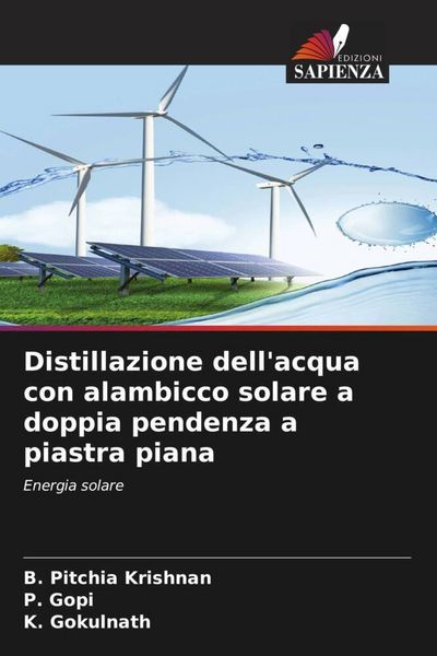 Produktbild: Distillazione dell'acqua con alambicco solare a doppia pendenza a piastra piana