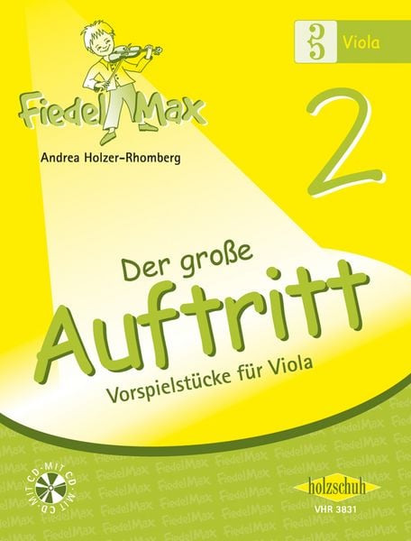 Produktbild: Der gro&szlig;e Auftritt 2 Viola (mit CD)
