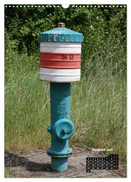Produktbild: Nostalgie Hydranten (Wandkalender 2026 DIN A3 hoch), CALVENDO Monatskalender