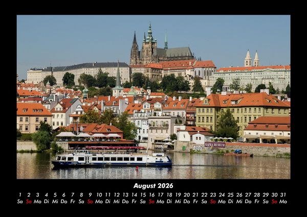 Produktbild: Prag 2026 Fotokalender DIN A3