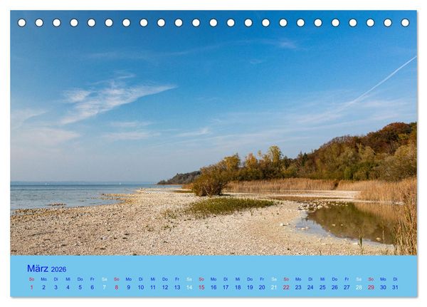 Produktbild: Ammersee-Ansichten (Tischkalender 2026 DIN A5 quer), CALVENDO Monatskalender