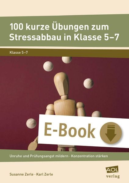 Produktbild: 100 kurze &Uuml;bungen zum Stressabbau in Klasse 5-7
