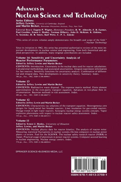 Produktbild: Advances in Nuclear Science and Technology