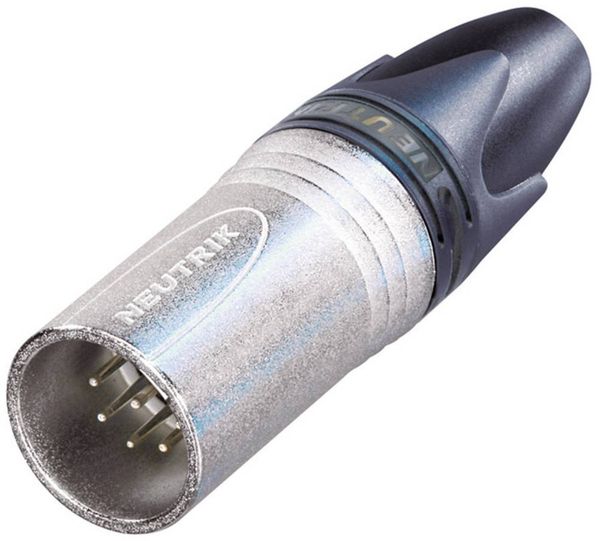 Neutrik NC7MXX XLR-Steckverbinder Stecker, gerade Polzahl: 7 Silber 1St.