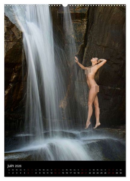 Produktbild: Chutes d'eau au Tessin (Calendrier mural 2026 DIN A2 horizontal) calendrier de bureau