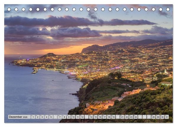 Produktbild: Wundersch&ouml;nes Madeira (Tischkalender 2026 DIN A5 quer), CALVENDO Monatskalender