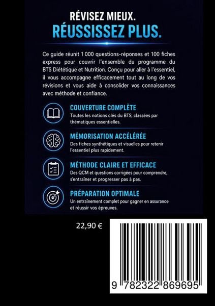 Produktbild: BTS Di&eacute;t&eacute;tique et nutrition Le guide de r&eacute;vision complet