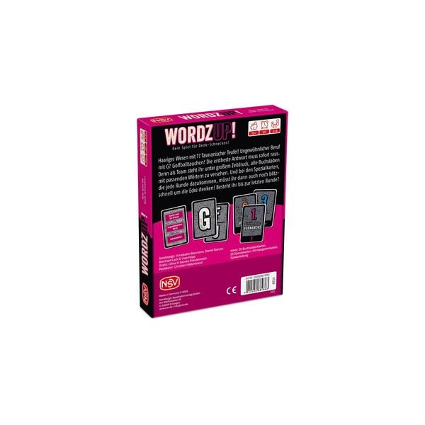 Produktbild: WORDZ UP! Als Team gegen die Zeit - Nichts f&uuml;r Denk-Schnecken :-)