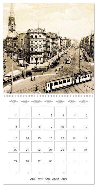 Produktbild: Cologne autrefois : Cartes postales historiques de la ville (Calendrier mural carr&eacute; 2026 30x30 cm) Calendrier double avec une page pour vos prises de notes