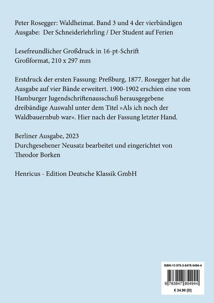 Produktbild: Waldheimat (Gro&szlig;druck)