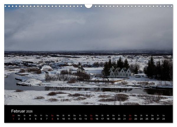 Produktbild: Island - Iceland - &Iacute;sland (Wandkalender 2026 DIN A3 quer), CALVENDO Monatskalender