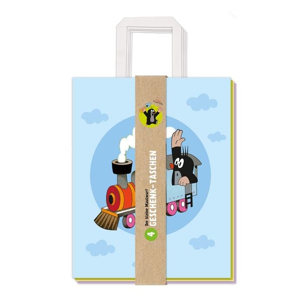 Produktbild: Tr&ouml;tsch Der kleine Maulwurf Papiertaschenset gro&szlig; 4er Set