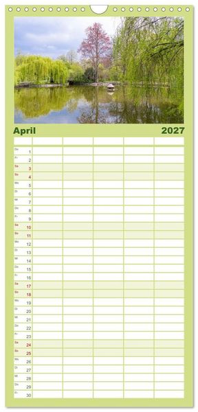 Produktbild: Familienplaner 2027 - Berlin rund ums Jahr mit 5 Spalten (Wandkalender, 21 x 45 cm) CALVENDO