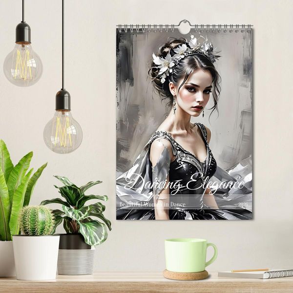 Produktbild: Dancing Elegance (Wall Calendar 2026 DIN A4 portrait), CALVENDO 12 Month Wall Calendar