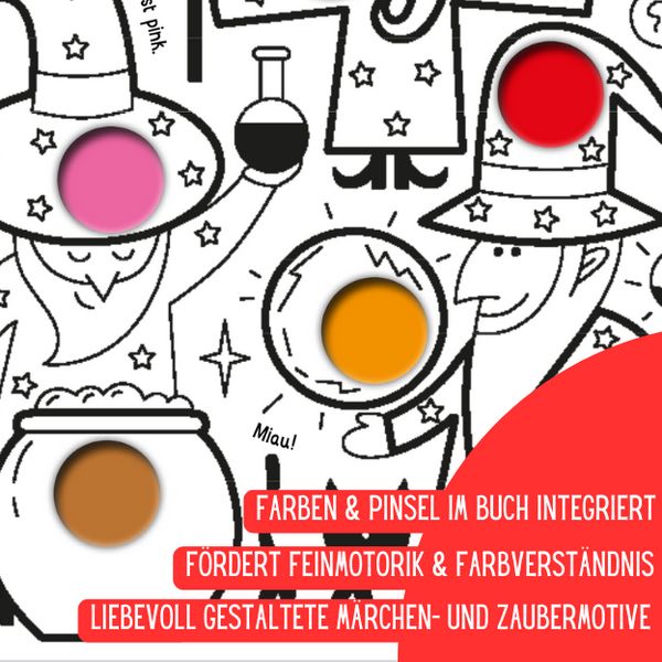 Produktbild: Mein erster Wasserfarben-Malblock - Zauberwelt
