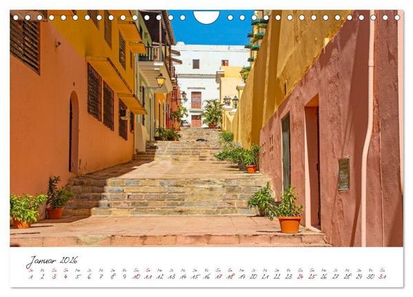 Produktbild: San Juan - Inselstadt in der Karibik (Wandkalender 2026 DIN A4 quer), CALVENDO Monatskalender