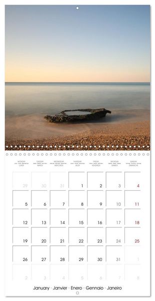 Produktbild: H&eacute;rault Cap d'Agde (Calendrier mural carr&eacute; 2026 30x30 cm) Calendrier double avec une page pour vos prises de notes